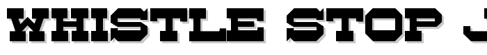 Whistle Stop JL font